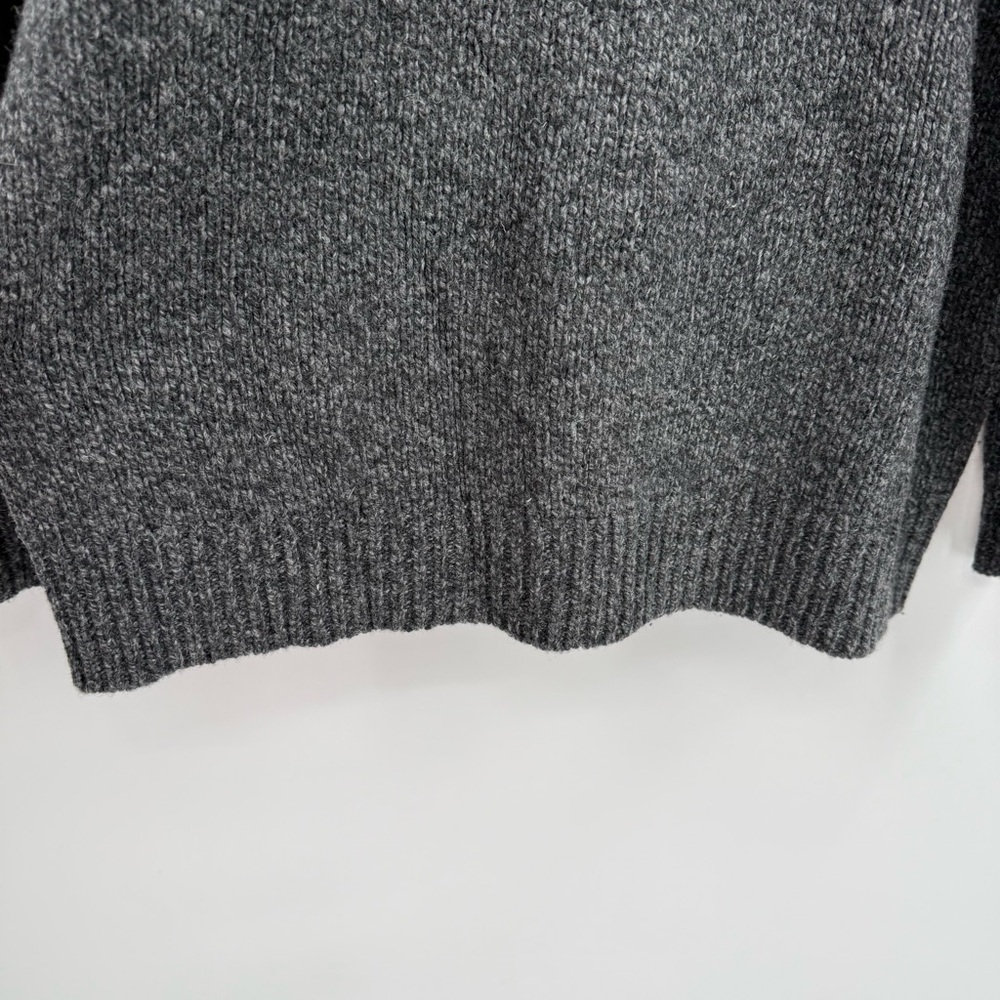 LL Bean 100% Lambs Wool Mens Ragg Size XL Tall Sweater Item ID 285175 Gray - Picture 3 of 10
